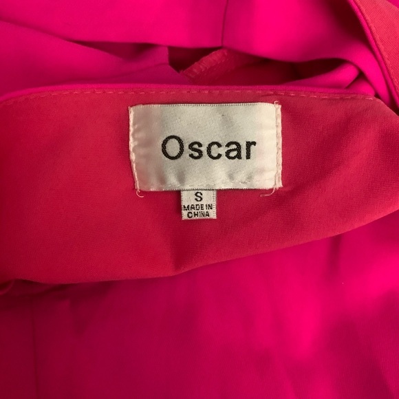 Oscar Pink Backless Romper - Picture 3 of 5